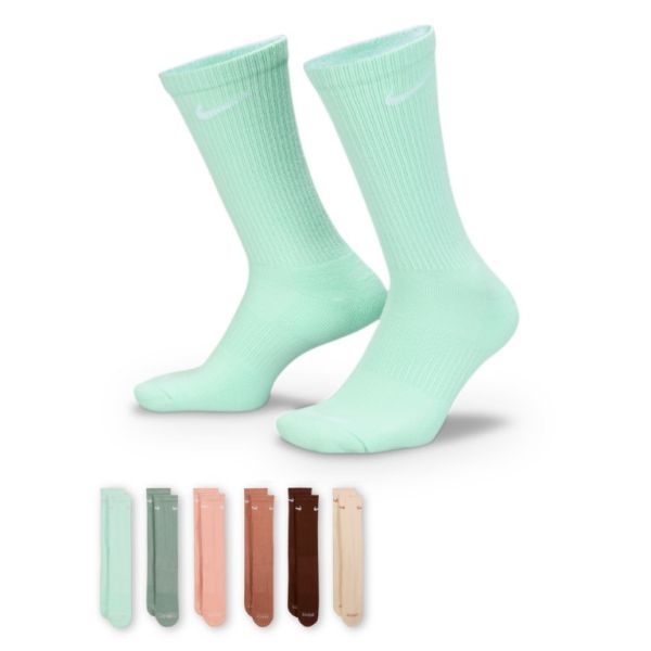 Nike Everyday Plus Amortiguado - Calcetines de entrenamiento (6 pares)