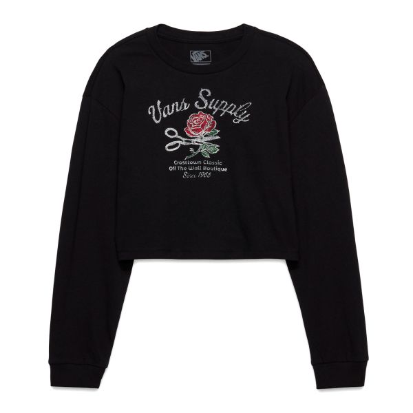 Supply Boutique Ls Relax Crop