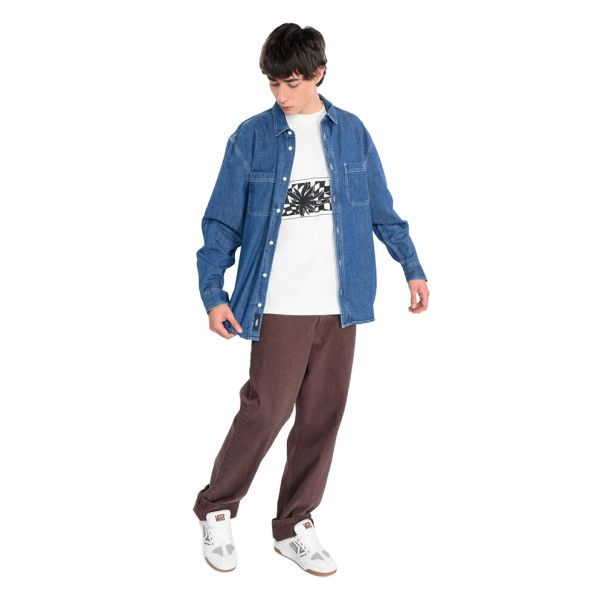Lx Chambray Ls Woven